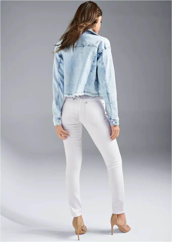 ACID WASH DENIM JACKET Acid Wash Women VENUS Denim