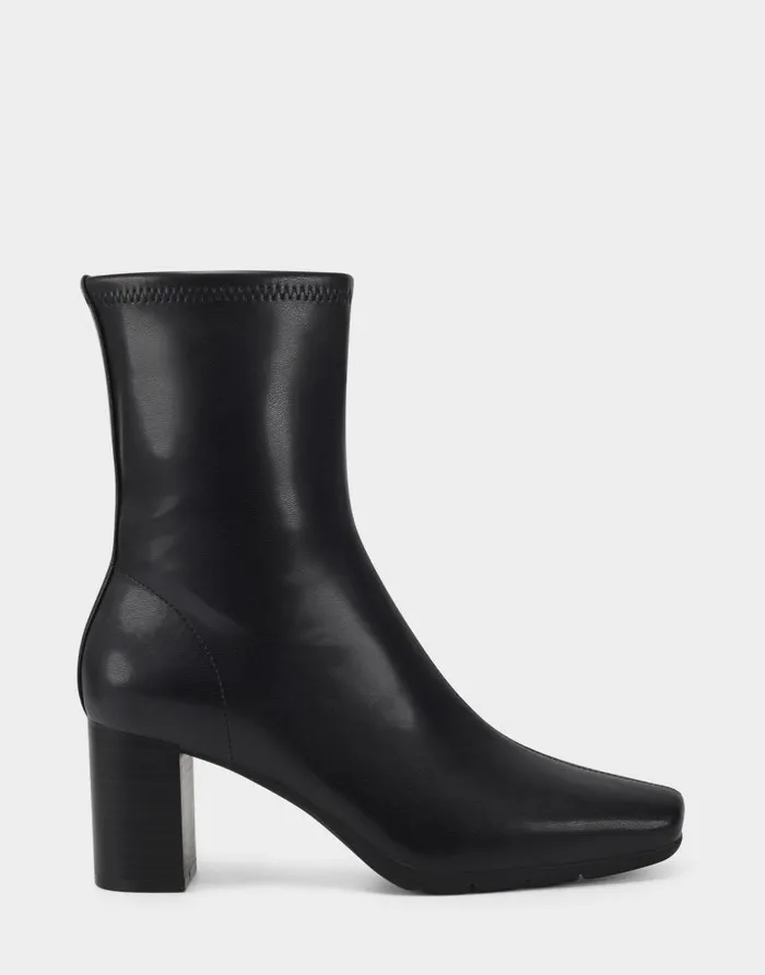 Aerosoles Comfortable Women039s Ankle Boot In Black Stretch Black Women Heeled Boots Aerosoles Comfortable Women039s Ankle Boot In Black Stretch Black Women Heeled Boots