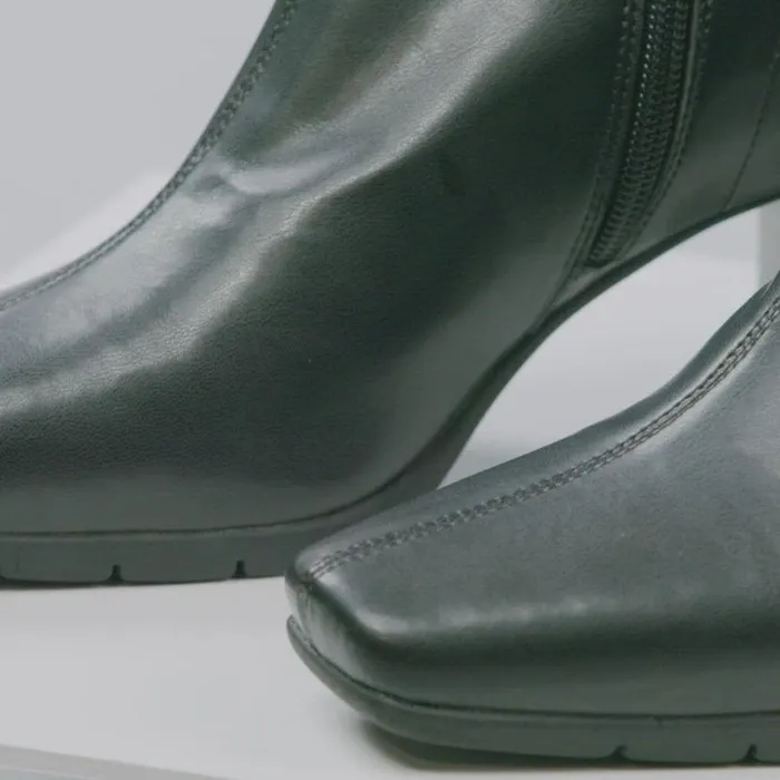 Aerosoles Comfortable Women039s Ankle Boot In Black Stretch Black Women Heeled Boots