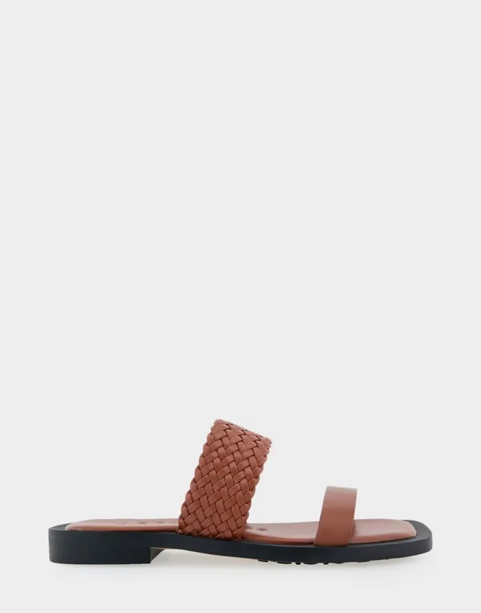 Aerosoles Comfortable Women039s Braided Double Strap Flat Sandal In Gingerbread Faux Leather Gingerbread Faux Leather Women Clogs and Mules Aerosoles Comfortable Women039s Braided Double Strap Flat Sandal In Gingerbread Faux Leather Gingerbread Faux Leather Women Clogs and Mules
