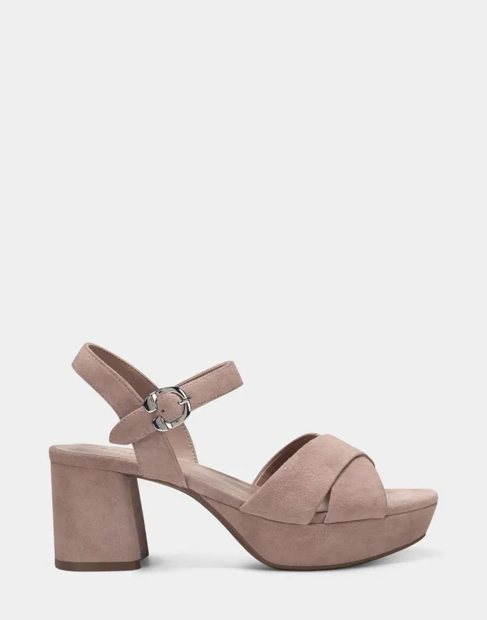 Aerosoles Comfortable Women039s Crisscross Platform Sandal In Blush Suede Blush Suede Women Dress Aerosoles Comfortable Women039s Crisscross Platform Sandal In Blush Suede Blush Suede Women Dress