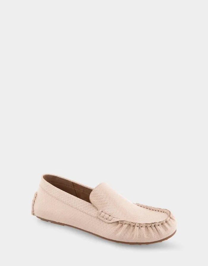 Aerosoles Comfortable Women039s Driver In Cipria Snake Faux Leather Cipria Snake Faux Leather Women Clogs and Mules
