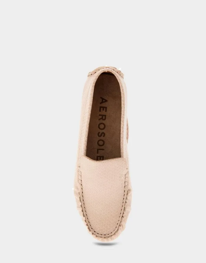 Aerosoles Comfortable Women039s Driver In Cipria Snake Faux Leather Cipria Snake Faux Leather Women Clogs and Mules