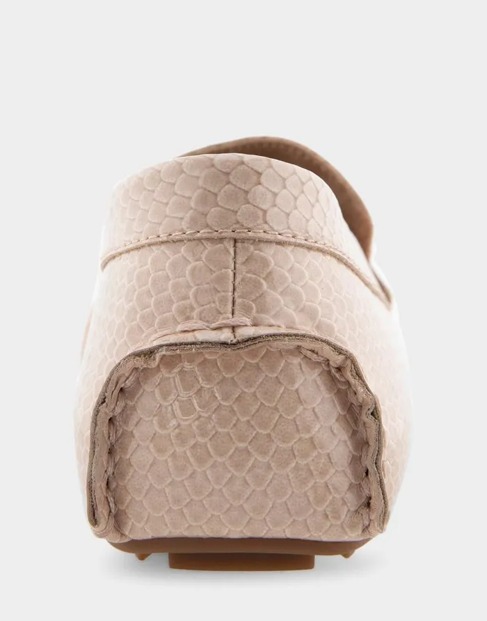 Aerosoles Comfortable Women039s Driver In Cipria Snake Faux Leather Cipria Snake Faux Leather Women Clogs and Mules