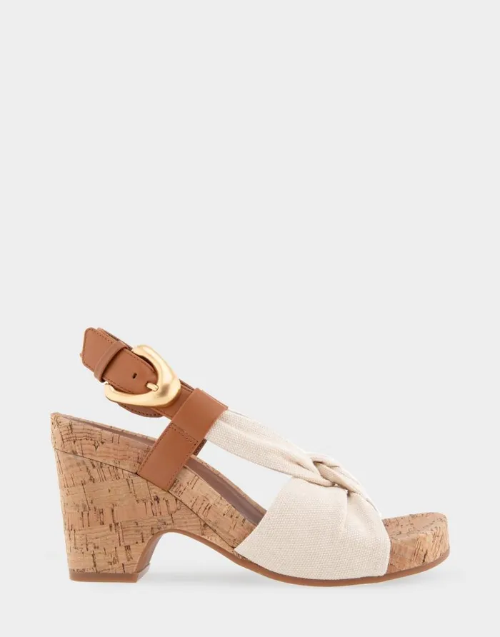 Aerosoles Comfortable Women039s Knotted Buckled Footbed Wedge Sandal In Natural Canvas Fabric Canvas Fabric Natural Canvas Fabric Women Dress Aerosoles Comfortable Women039s Knotted Buckled Footbed Wedge Sandal In Natural Canvas Fabric Canvas Fabric Natural Canvas Fabric Women Dress