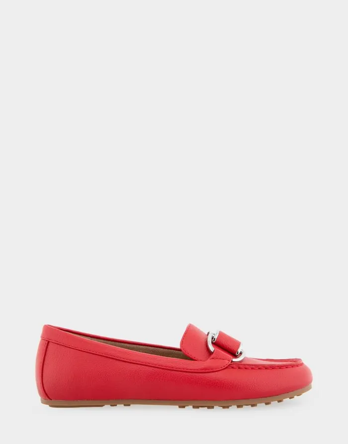 Aerosoles Comfortable Women039s Ornamented Loafer In Racing Red Faux Leather Racing Red Faux Leather Women Clogs and Mules Aerosoles Comfortable Women039s Ornamented Loafer In Racing Red Faux Leather Racing Red Faux Leather Women Clogs and Mules