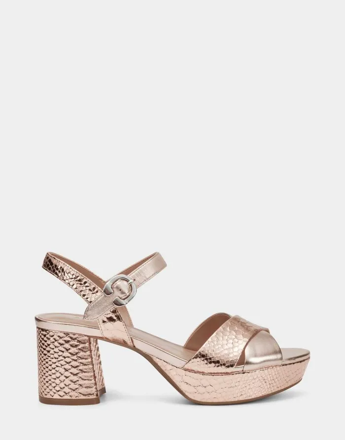 Aerosoles Comfortable Women039s Platform Sandal In Rose Gold Genuine Leather Rose Gold Leather Women Platforms Aerosoles Comfortable Women039s Platform Sandal In Rose Gold Genuine Leather Rose Gold Leather Women Platforms