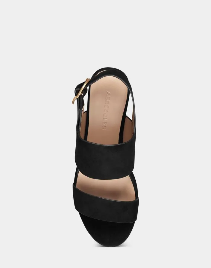 Aerosoles Comfortable Women039s Sandal In Black Genuine Suede Black Suede Women Dress Aerosoles Comfortable Women039s Sandal In Black Genuine Suede Black Suede Women Dress