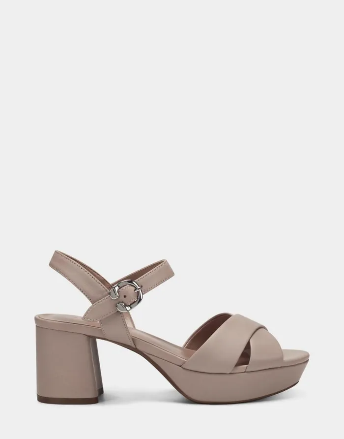 Aerosoles Comfortable Women039s Sandal In Nude Genuine Leather Beige Leather Women Dress Aerosoles Comfortable Women039s Sandal In Nude Genuine Leather Beige Leather Women Dress