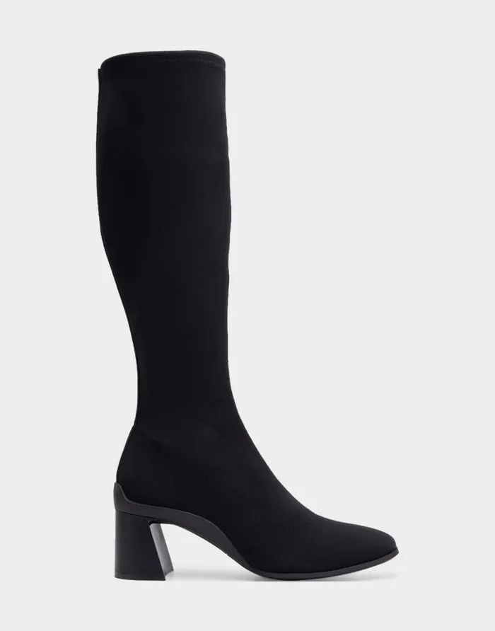Aerosoles Comfortable Women039s Sculpted Heel Tall Shaft Boot In Black Stretch Faux Suede Black Stretch Faux Suede Women Tall Boots Aerosoles Comfortable Women039s Sculpted Heel Tall Shaft Boot In Black Stretch Faux Suede Black Stretch Faux Suede Women Tall Boots
