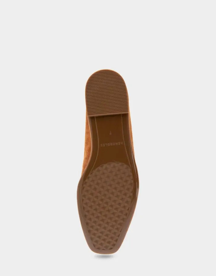 Aerosoles Comfortable Women039s Tailored Loafer In Tan Suede Tan Suede Women Clogs and Mules