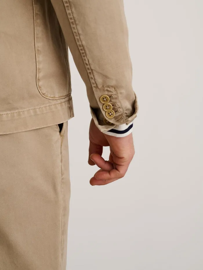 Alex Mill Jackets Coats Men Mill Blazer In Vintage Wash Chino Faded Khaki