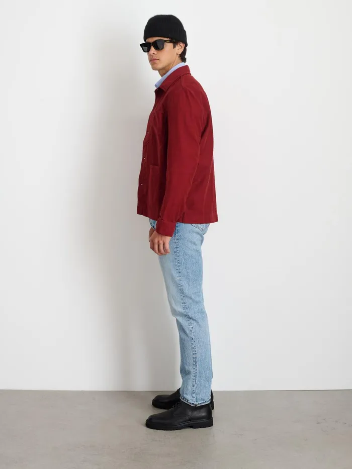 Alex Mill Jackets Coats Men Work Jacket In Chamois Firebrick