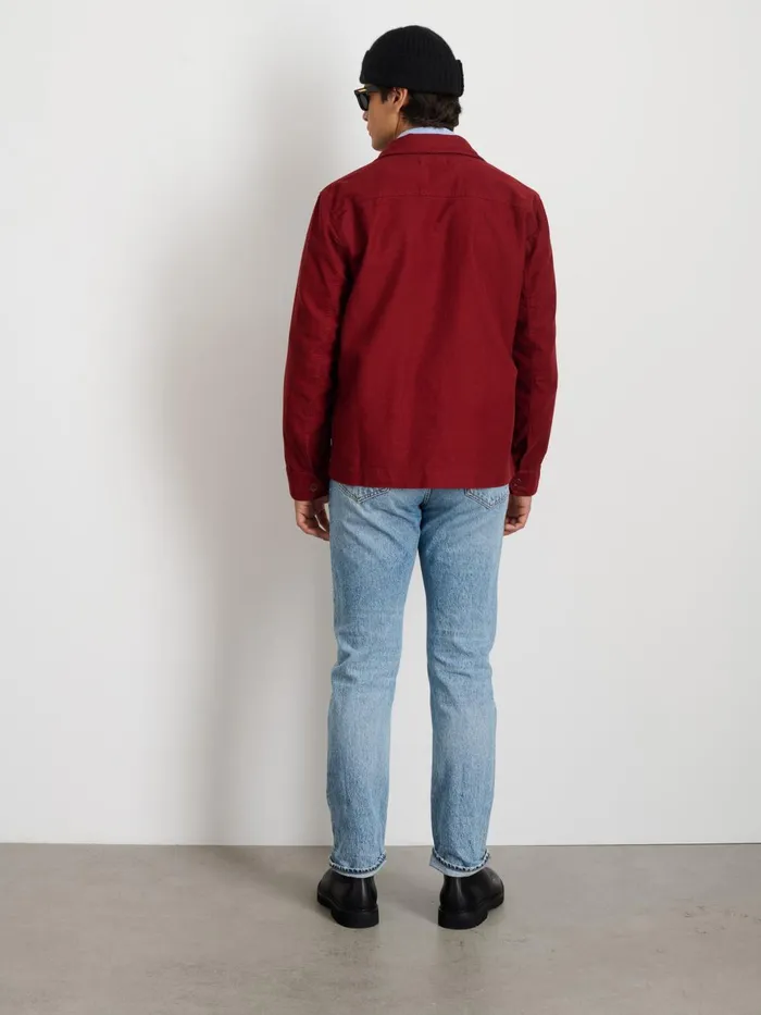 Alex Mill Jackets Coats Men Work Jacket In Chamois Firebrick