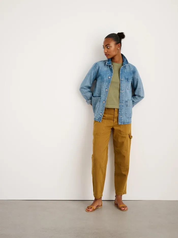 Alex Mill Jackets Outerwear Women Britt Work Jacket In Denim