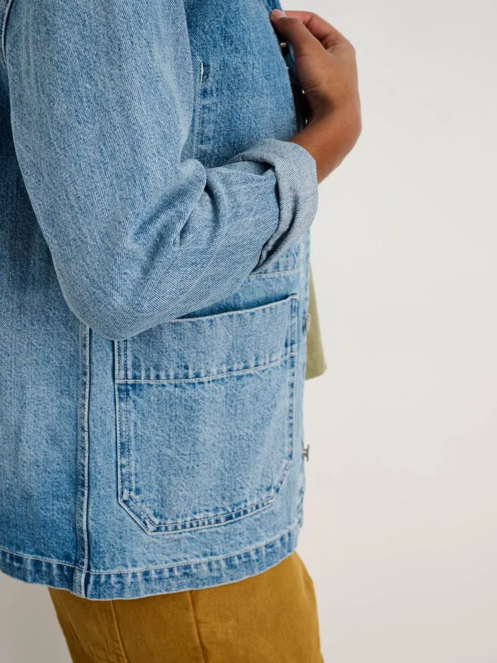 Alex Mill Jackets Outerwear Women Britt Work Jacket In Denim