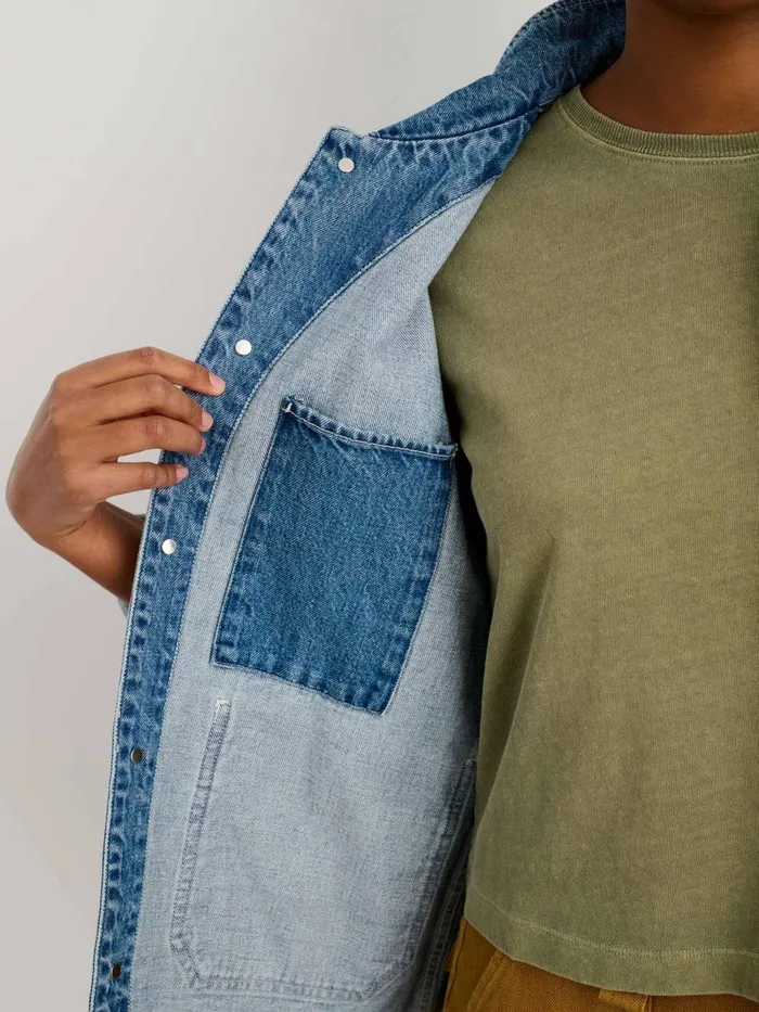 Alex Mill Jackets Outerwear Women Britt Work Jacket In Denim