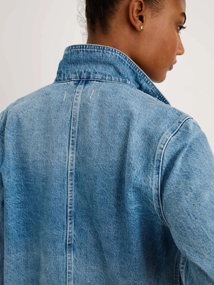 Alex Mill Jackets Outerwear Women Britt Work Jacket In Denim