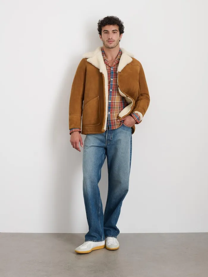 Alex Mill Jackets Outerwear Women Owen Barry Shearling Rodeo Jacket