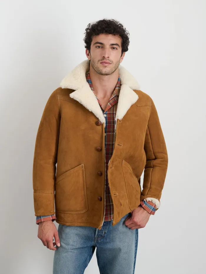 Alex Mill Jackets Outerwear Women Owen Barry Shearling Rodeo Jacket