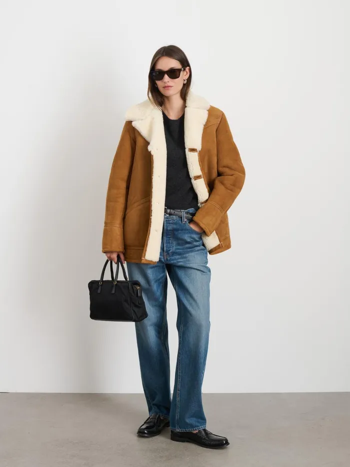 Alex Mill Jackets Outerwear Women Owen Barry Shearling Rodeo Jacket