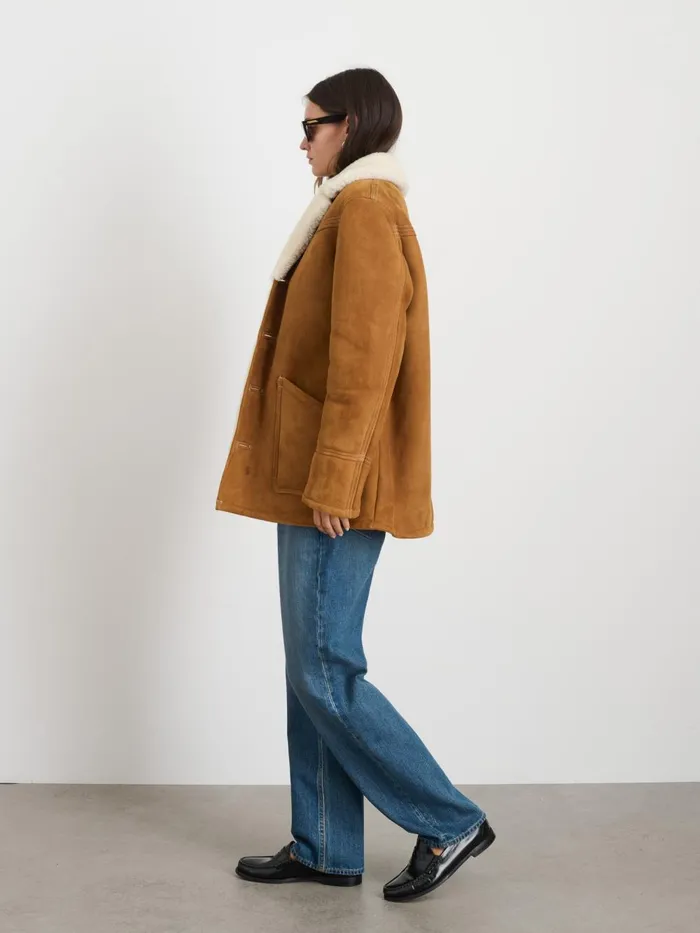 Alex Mill Jackets Outerwear Women Owen Barry Shearling Rodeo Jacket
