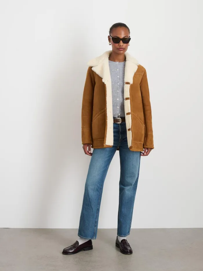 Alex Mill Jackets Outerwear Women Owen Barry Shearling Rodeo Jacket