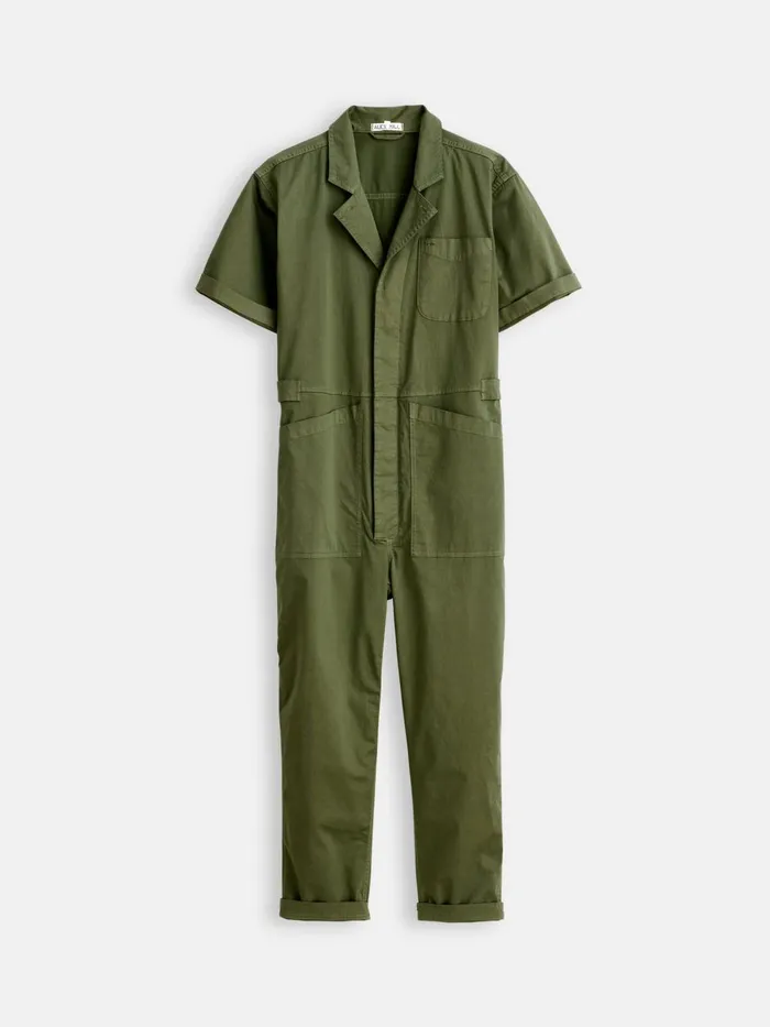 Alex Mill Jumpsuits Women Standard Short Sleeve Jumpsuit Faded Olive