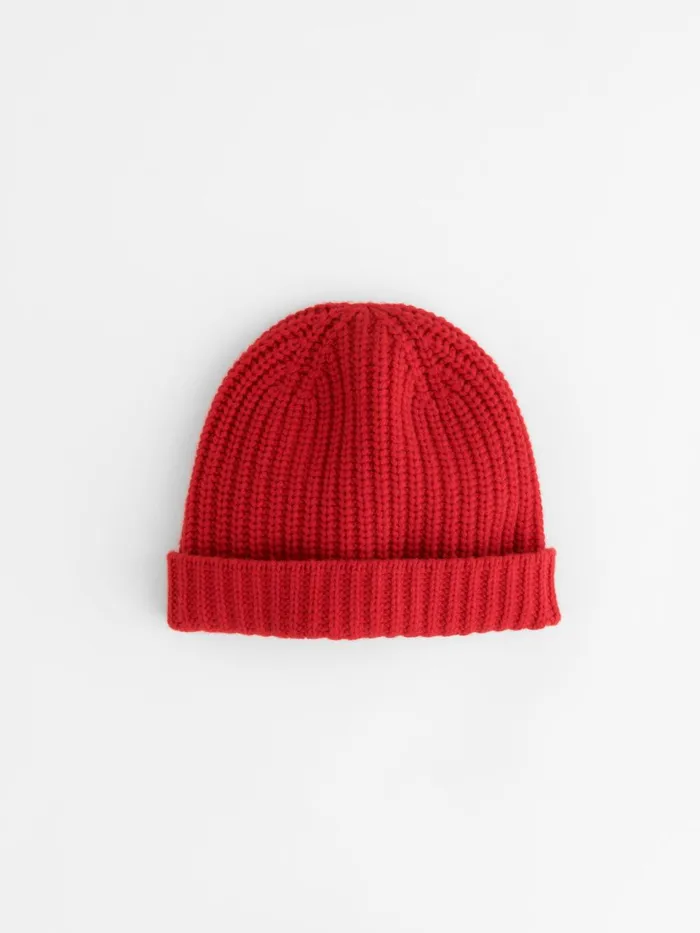 Alex Mill Men Cashmere Beanie Red