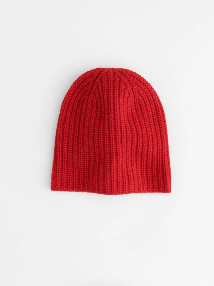 Alex Mill Men Cashmere Beanie Red