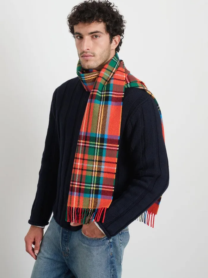 Alex Mill Men Joshua Ellis Plaid Scarf In Lambswool