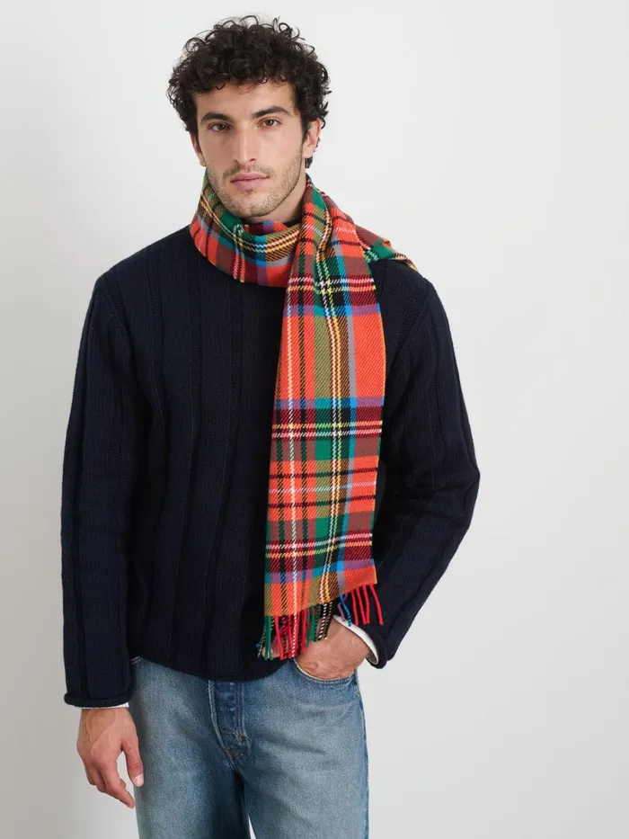 Alex Mill Men Joshua Ellis Plaid Scarf In Lambswool