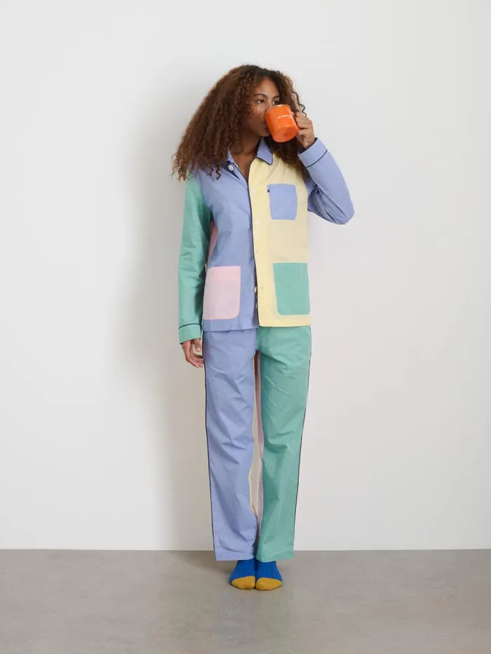 Alex Mill Pajamas Slippers Women P039jimmies Sleep Pant In Colorblock