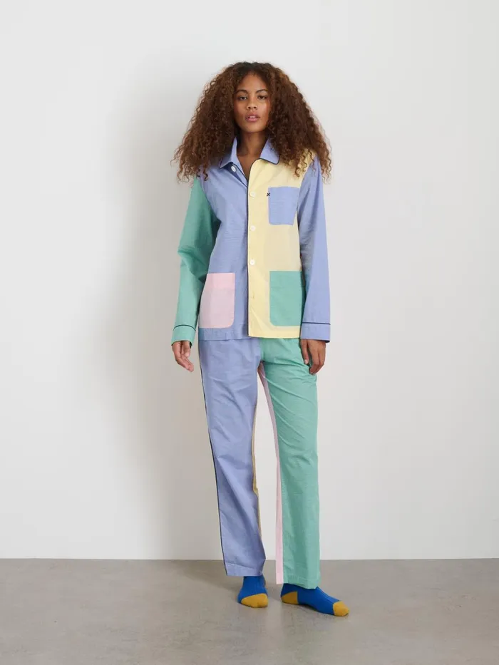 Alex Mill Pajamas Slippers Women P039jimmies Sleep Pant In Colorblock