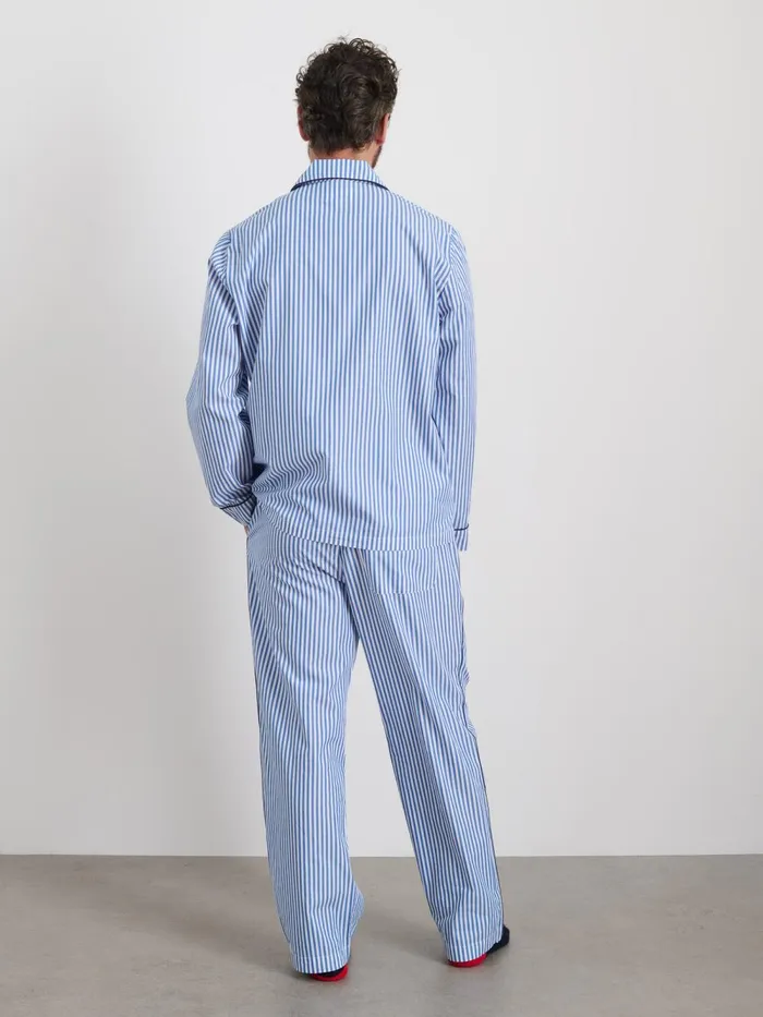 Alex Mill Pajamas Slippers Women P039jimmies Sleep Shirt In Stripe Blue Stripe
