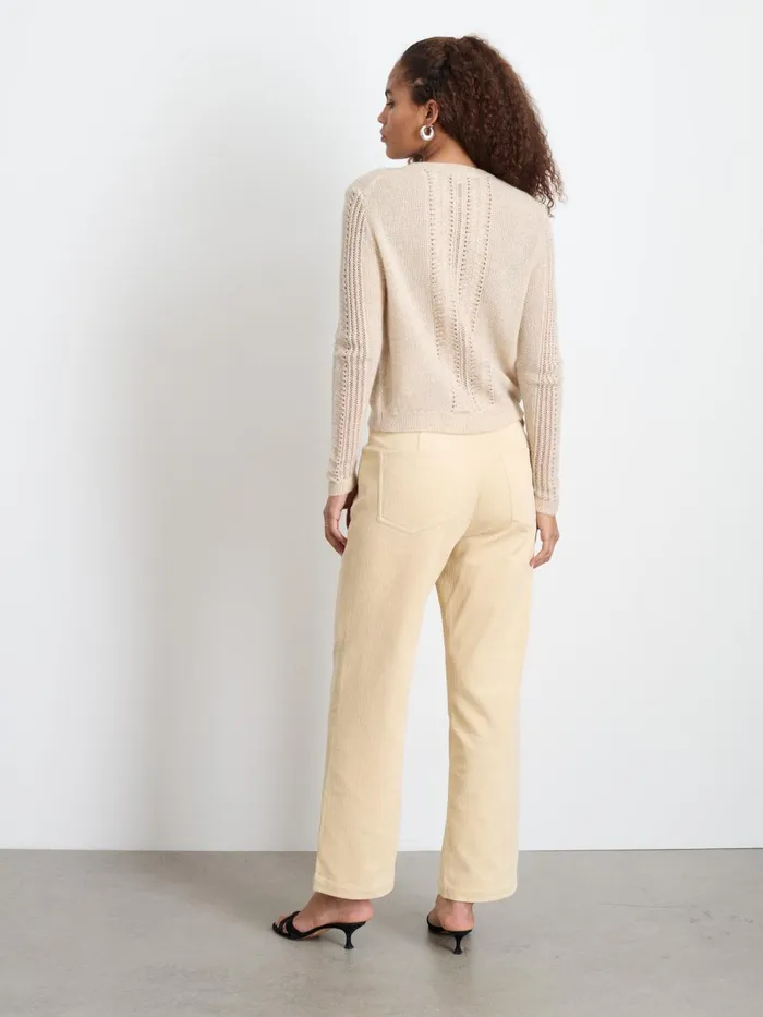 Alex Mill Pants Women Camden Pant In Corduroy Light Bone