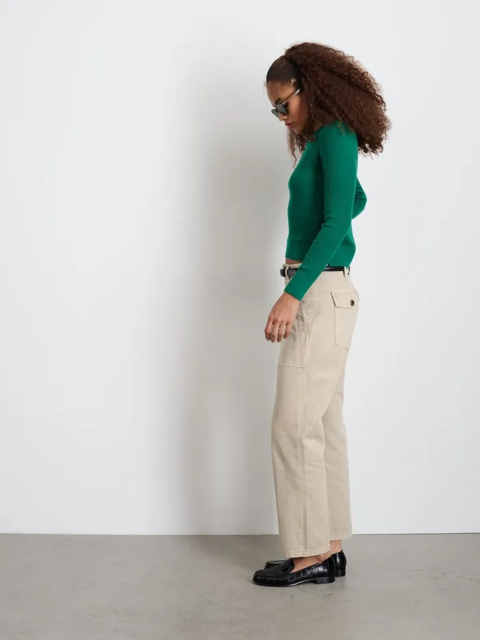 Alex Mill Pants Women Neil Pant In Herringbone Putty