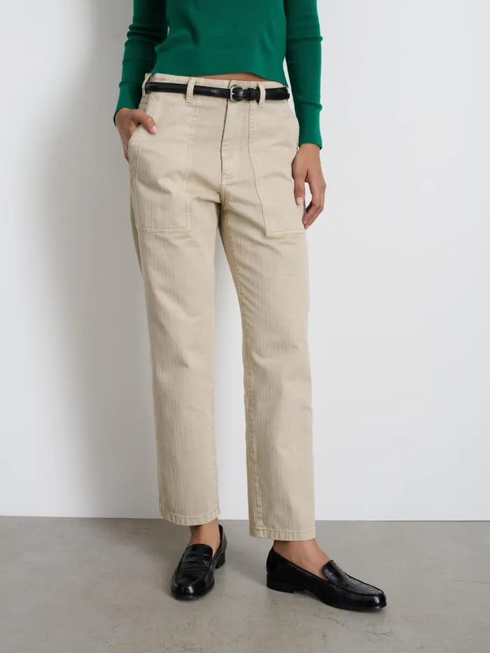Alex Mill Pants Women Neil Pant In Herringbone Putty