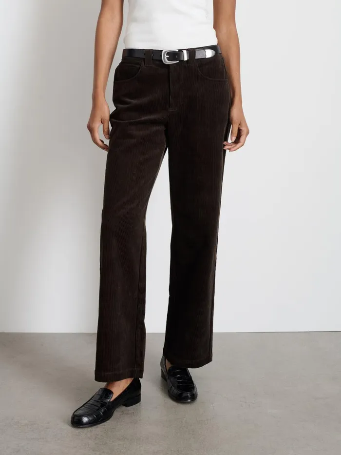 Alex Mill Set Dressing Women Camden Pant In Corduroy Chocolate