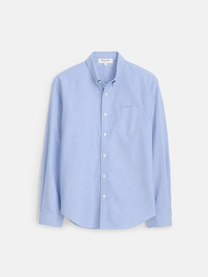 Alex Mill Shirts Men Mill Shirt In Oxford Blue
