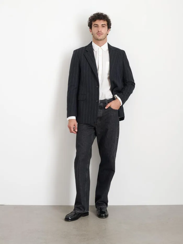 Alex Mill Suiting Blazers Men Grant Blazer In Chalk Stripe
