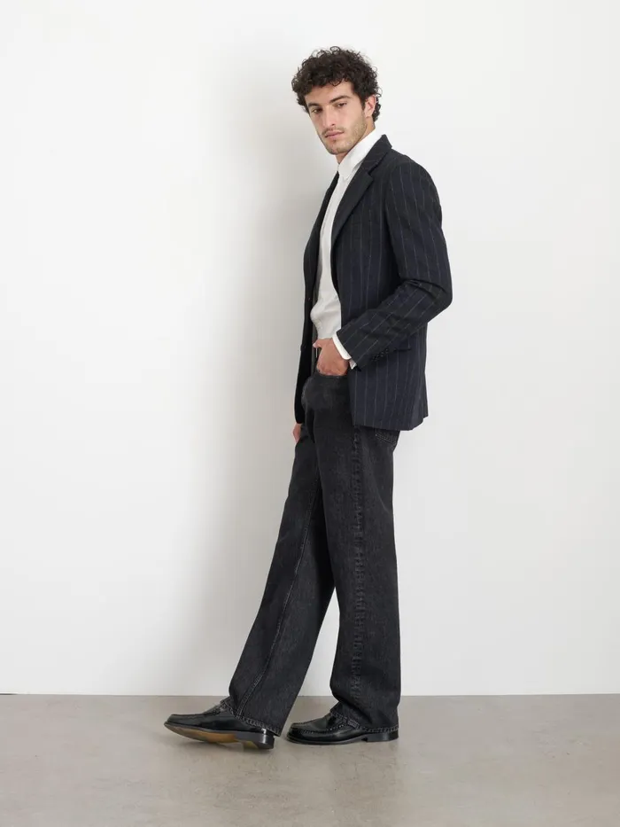 Alex Mill Suiting Blazers Men Grant Blazer In Chalk Stripe
