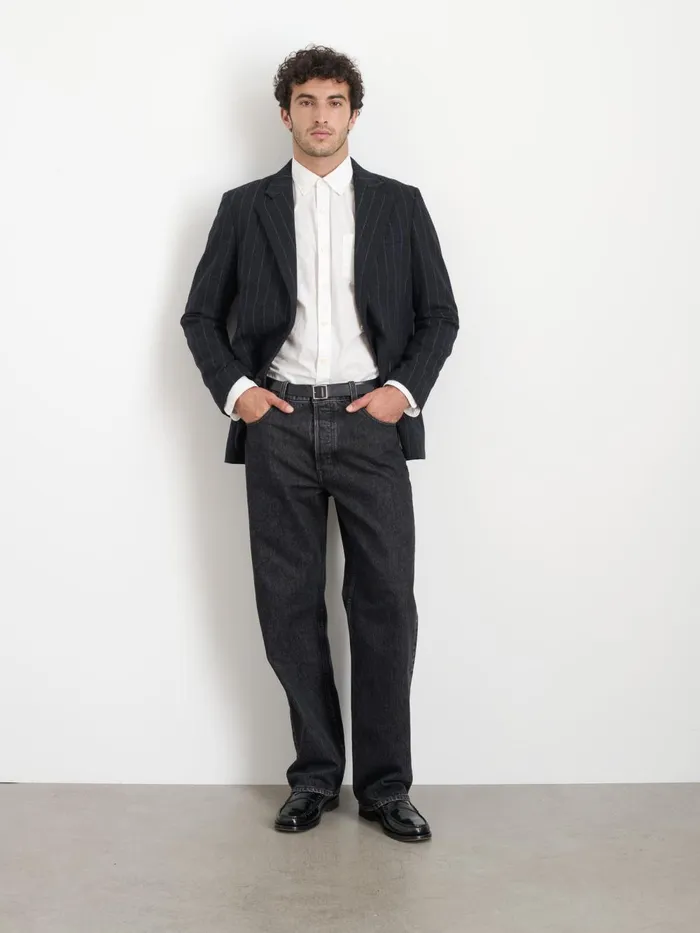 Alex Mill Suiting Blazers Men Grant Blazer In Chalk Stripe