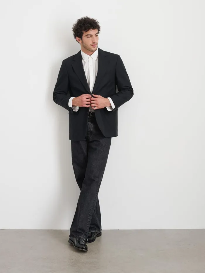 Alex Mill Suiting Blazers Men Grant Blazer In Cotton Twill Anthracite