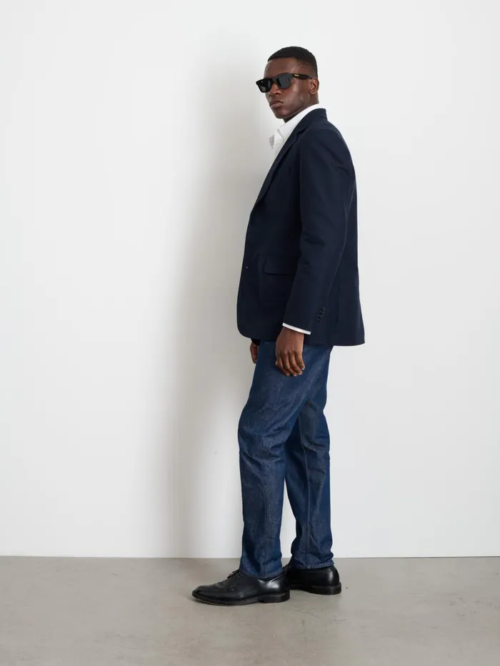 Alex Mill Suiting Blazers Men Grant Blazer In Cotton Twill Dark Navy