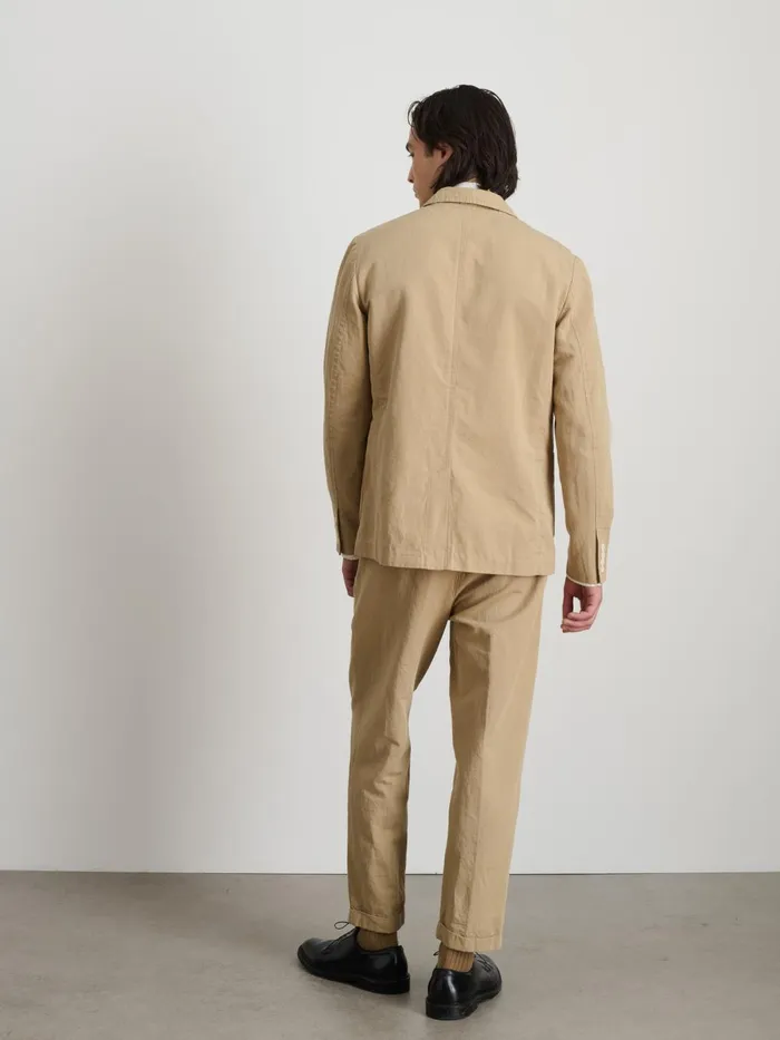 Alex Mill Suiting Blazers Men Mercer Blazer In Cotton Linen Khaki