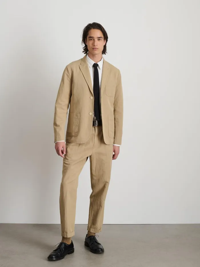 Alex Mill Suiting Blazers Men Mercer Blazer In Cotton Linen Khaki
