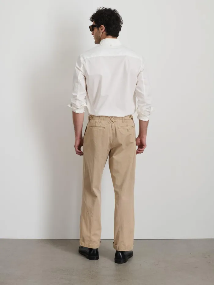 Alex Mill Suiting Blazers Men Straight Leg Pant In Vintage Washed Chino Faded Khaki
