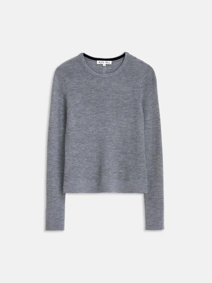 Alex Mill Sweaters Women Ava Sweater Tee Heather Grey
