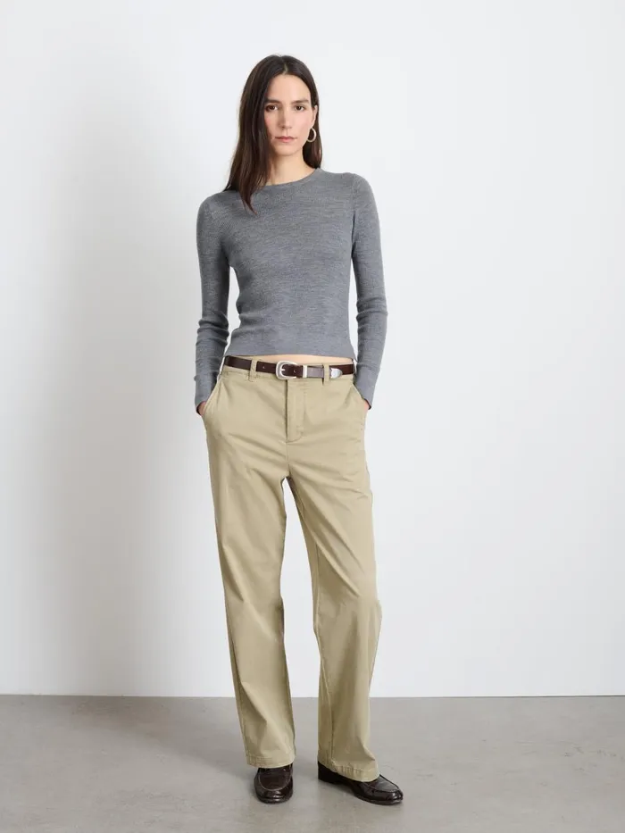 Alex Mill Sweaters Women Ava Sweater Tee Heather Grey